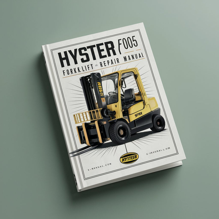 Manual de servicio y reparación de montacargas Hyster F005 (H70XL)