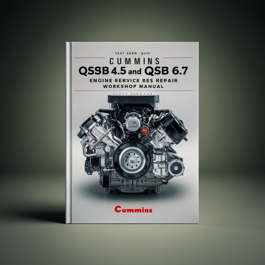 Manual de taller, servicio y reparación de motores Cummins QSB 4.5 y QSB 6.7