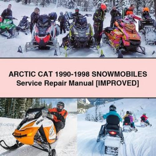 Arctic Cat Snowmobile Service Repair Manual (1990-1998) PDF