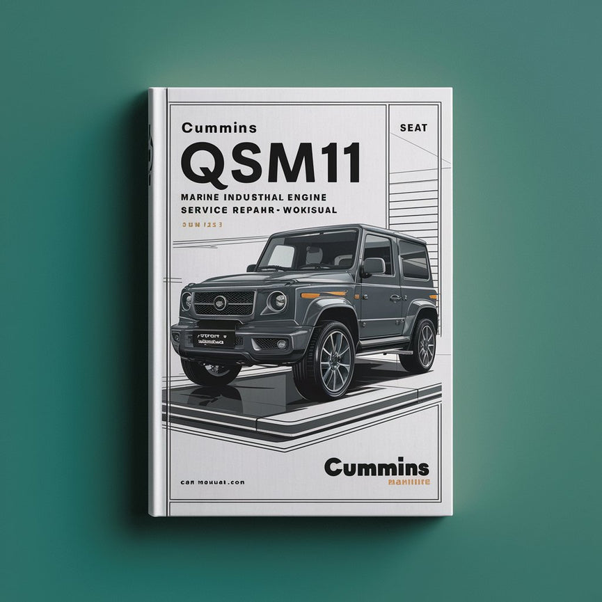 Cummins QSM11 Marine Industrial Engine Service Repair Workshop Manual