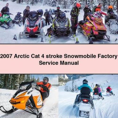 Arctic Cat 4-Stroke Snowmobile Factory Service Manual (2007) PDF Download