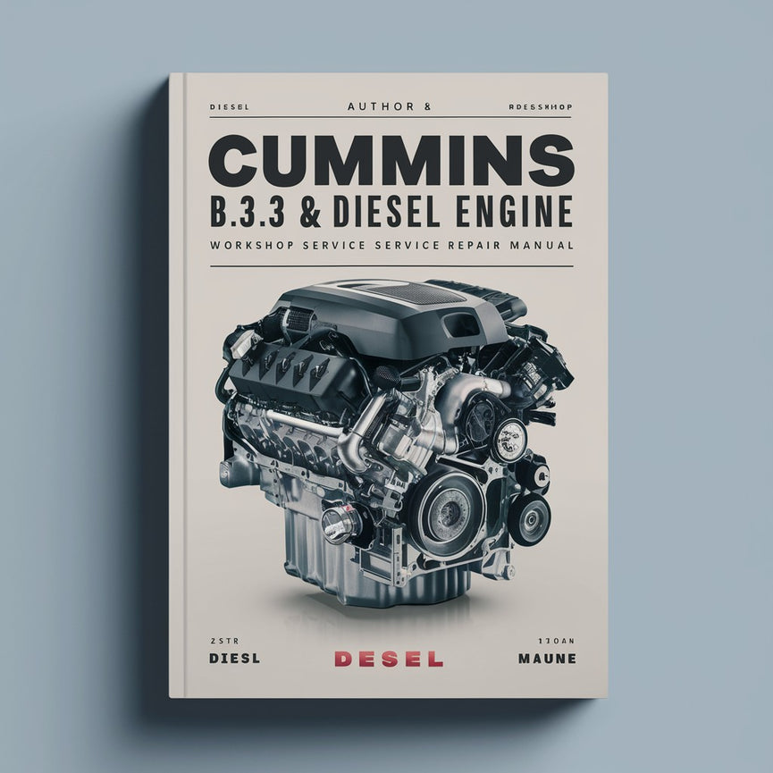 CUMMINS B3.3 & QSB3.3 Diesel Engine Workshop Service Repair Manual