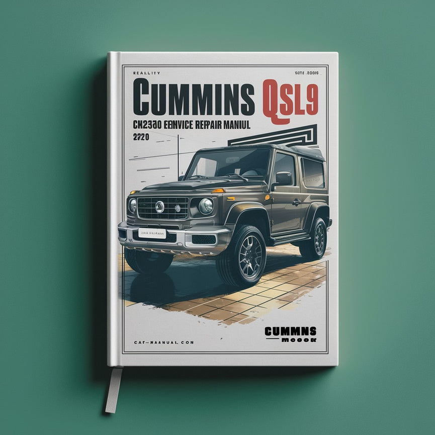 Manual de servicio y reparación del motor Cummins QSL9 CM2350 L102