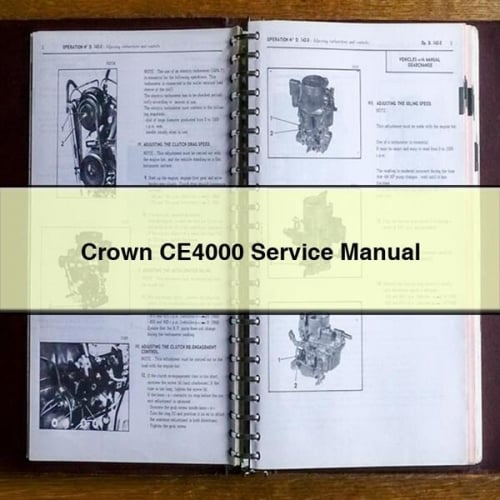 Manual de servicio de Crown CE4000