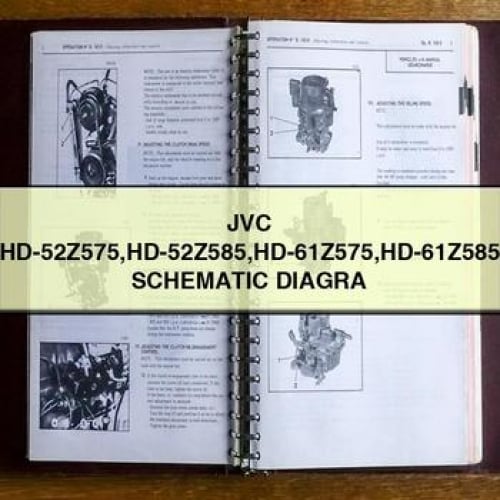 JVC HD-52Z575 HD-52Z585 HD-61Z575 HD-61Z585 SCHEMATIC DIAGRA