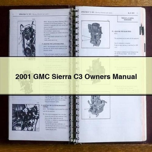 2001 GMC Sierra C3 Owners Manual PDF