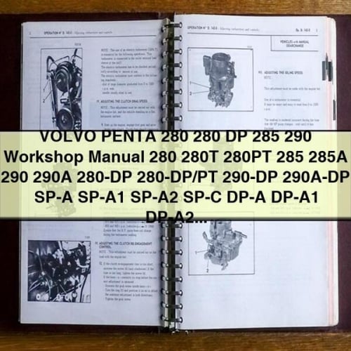 Volvo Penta 280/285/290 Series Workshop Manual (PDF Download)