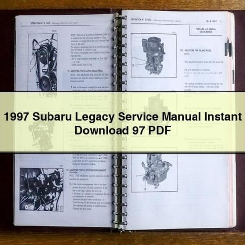 1997 Subaru Legacy Service Manual Instant Download 97 PDF