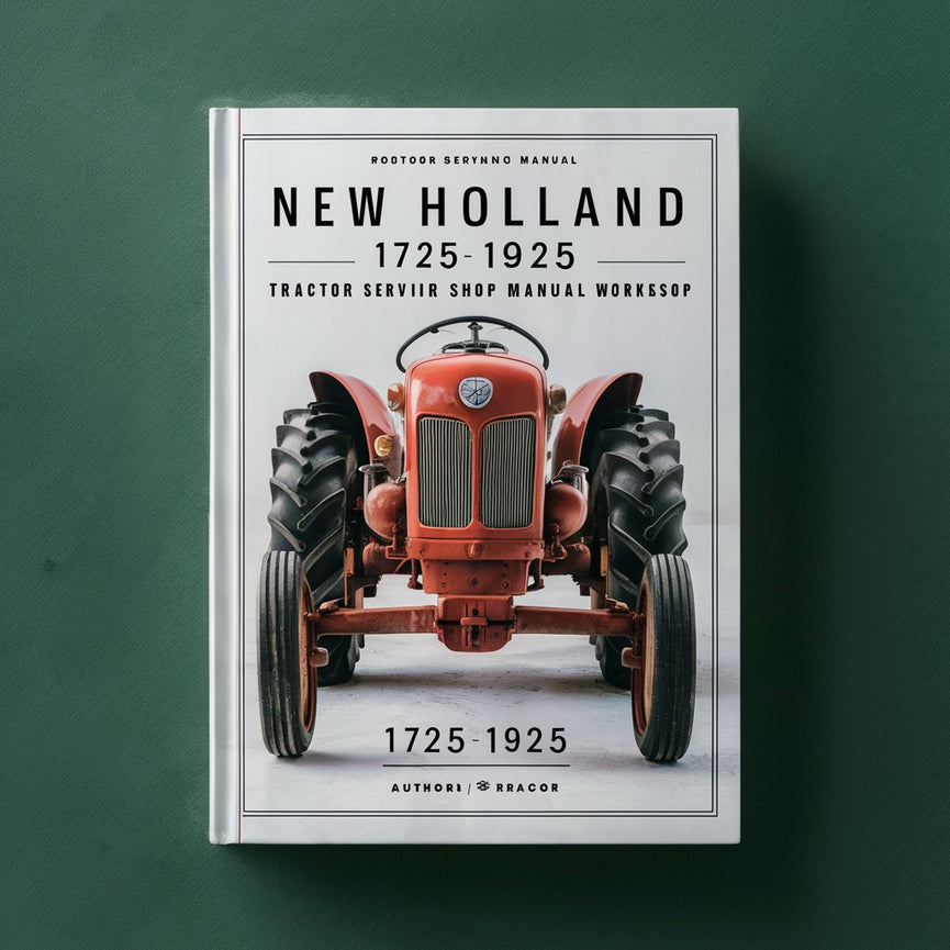 New Holland 1725 1925 Tractor Service Repair Shop Manual Workshop PDF Download