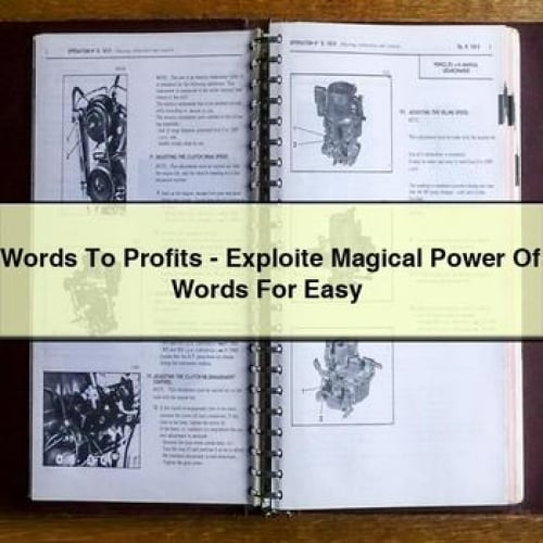 Words To Profits - Exploite Magical Power Of Words For Easy