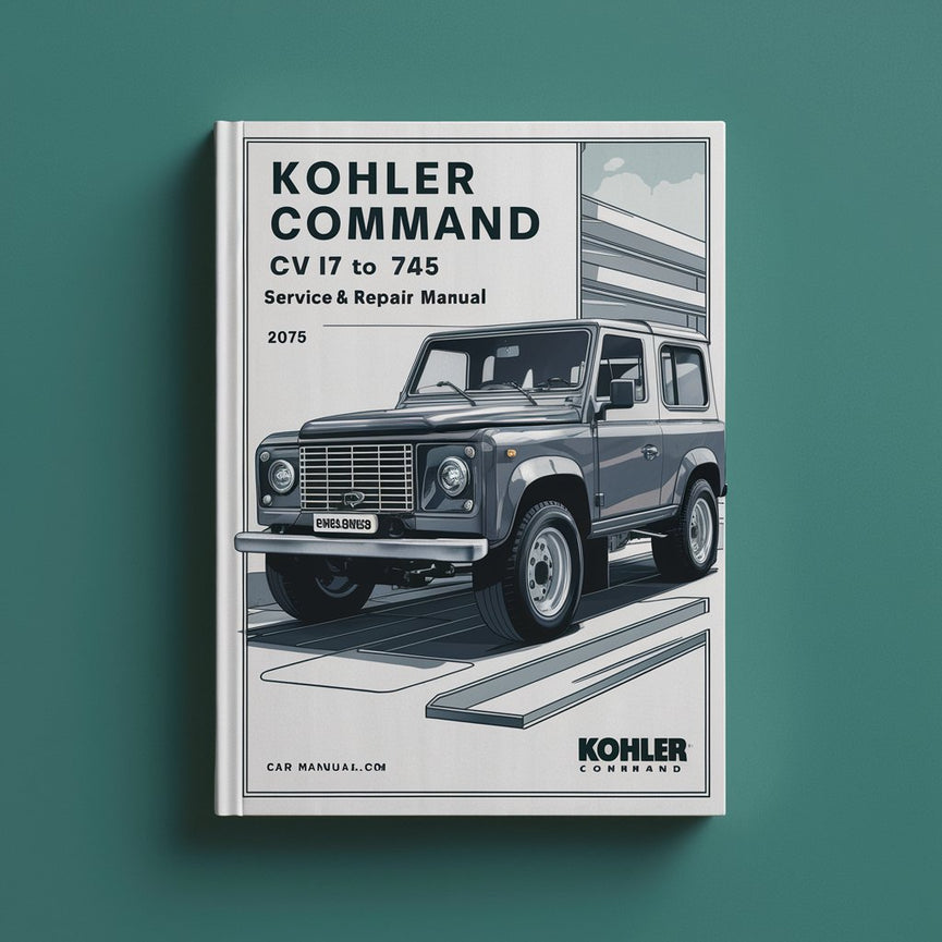 Manual de servicio y reparación de motores Kohler Command CV 17 a 745