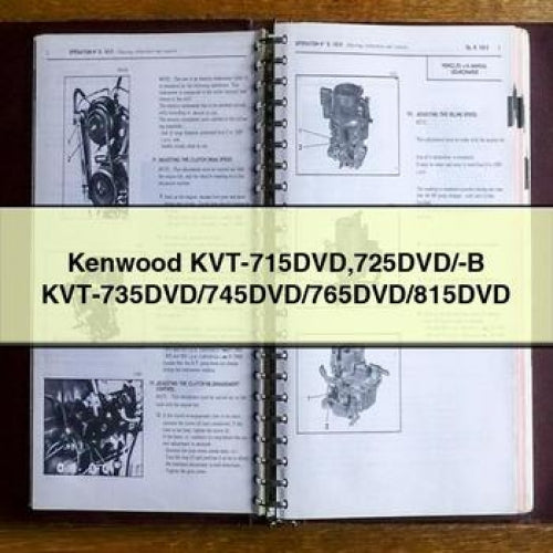 Kenwood KVT-715DVD 725DVD/-B KVT-735DVD/745DVD/765DVD/815DVD