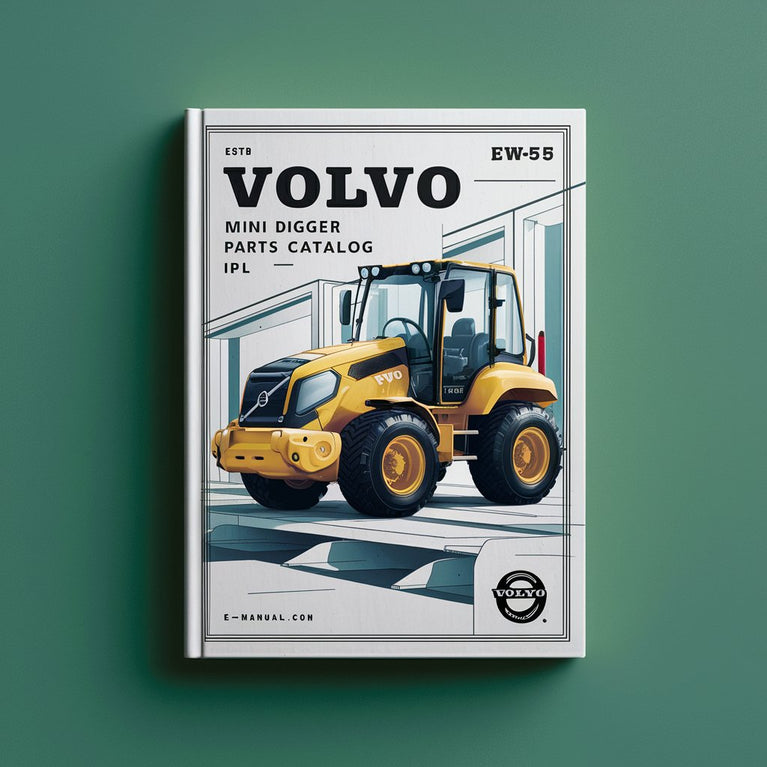 Catalogue de pièces détachées pour mini-pelle VOLVO EW55B Manuel IPL