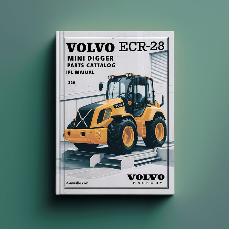 VOLVO ECR28 Mini DIGGER Excavator Parts Catalog IPL Manual