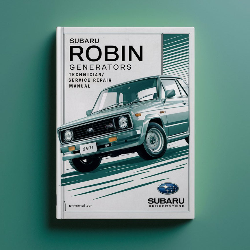 Manual técnico y de servicio de generadores Subaru Robin