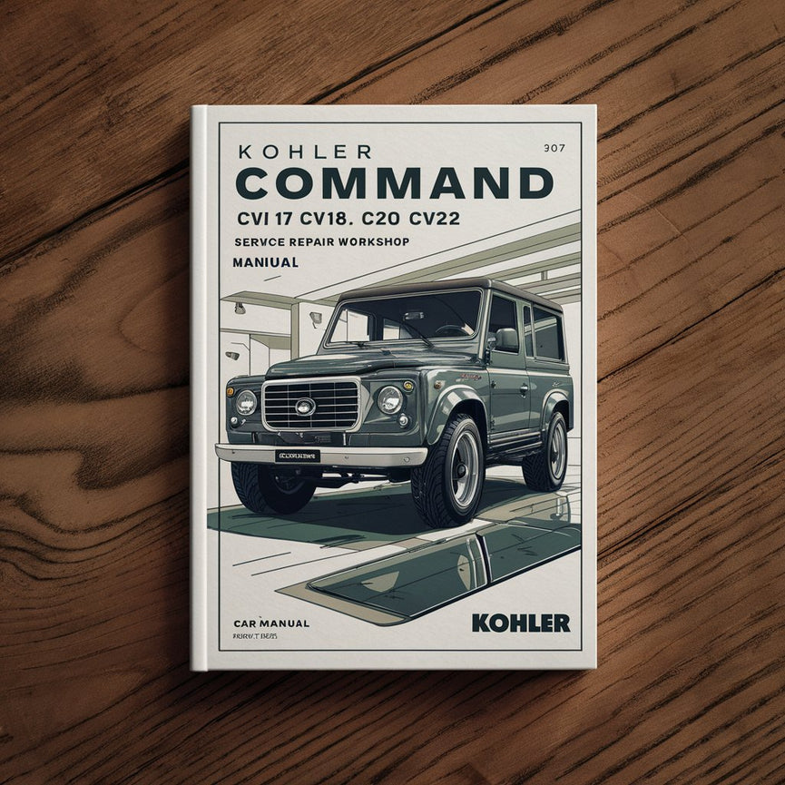 Manual de taller de reparación y mantenimiento de Kohler Command CV17 CV18 CV20 CV22