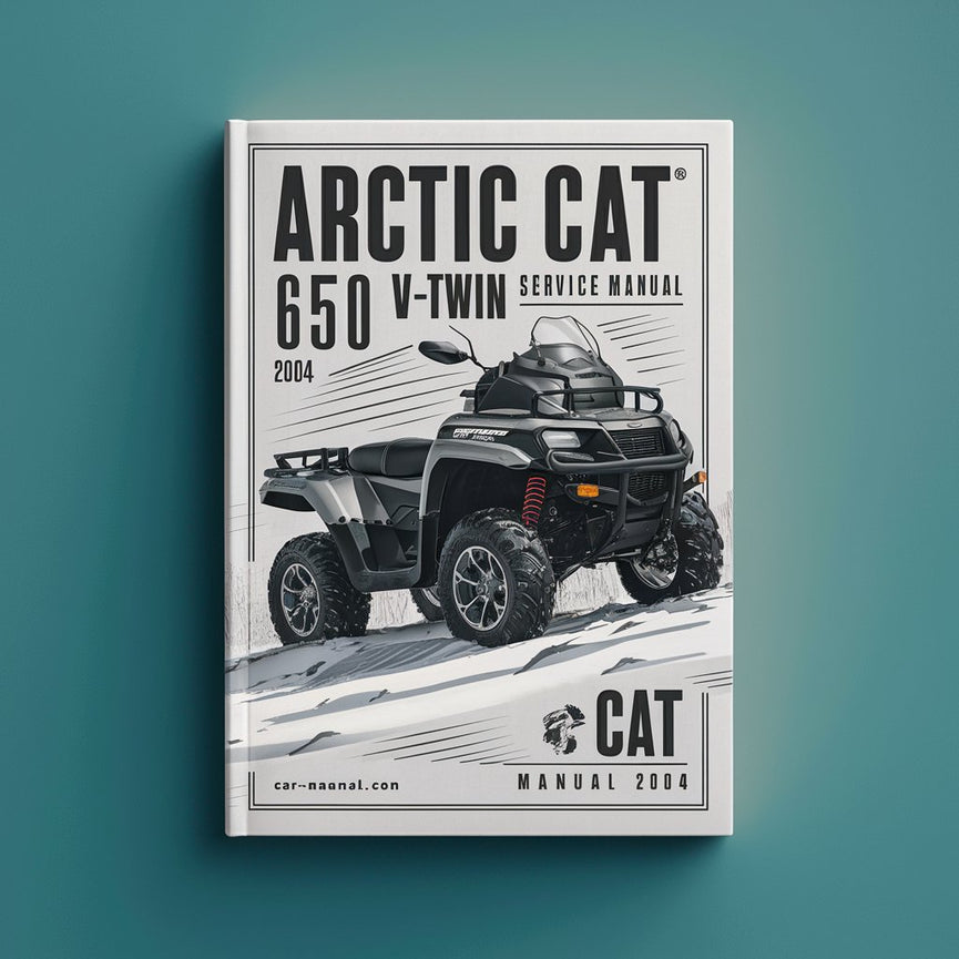 Arctic Cat 650 V-Twin ATV Service Manual Repair 2004