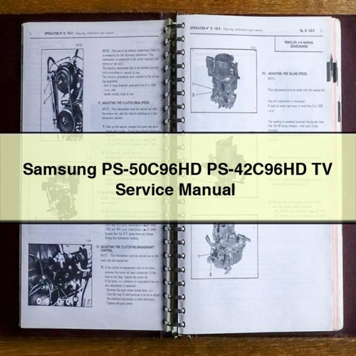 Samsung PS-50C96HD PS-42C96HD TV Service Manual PDF Download