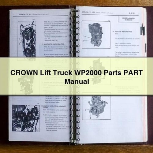 CROWN WP2000 Parts Manual PDF Download