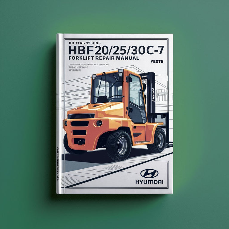 Manual de servicio y reparación de montacargas Hyundai HBF20/25/30C-7