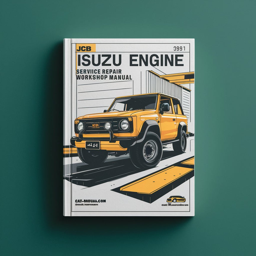 Manual de taller de reparación y mantenimiento del motor JCB Isuzu A-4JG1