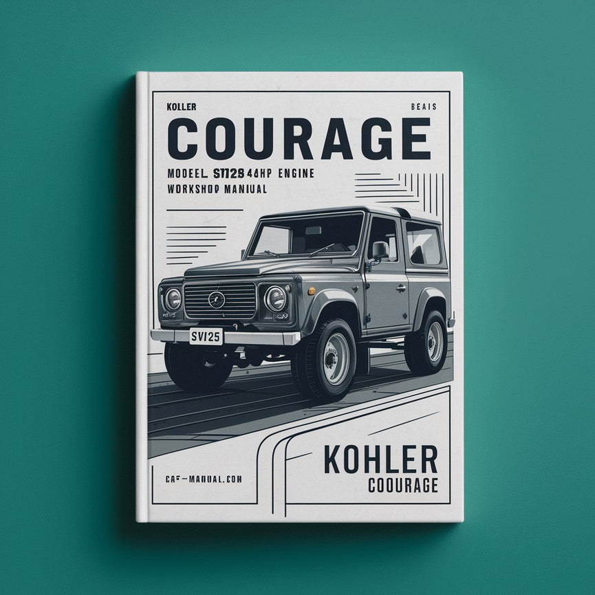 Manuel d'atelier du moteur Kohler COURAGE modèle SV725 24HP