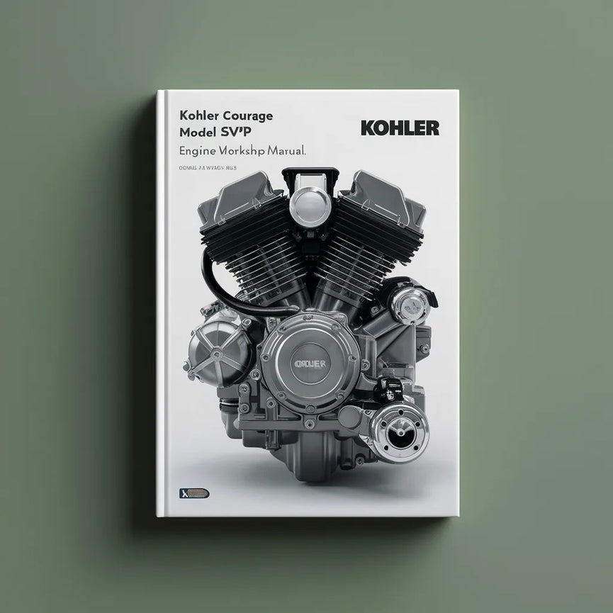 Manuel d'atelier du moteur Kohler COURAGE modèle SV720 23HP