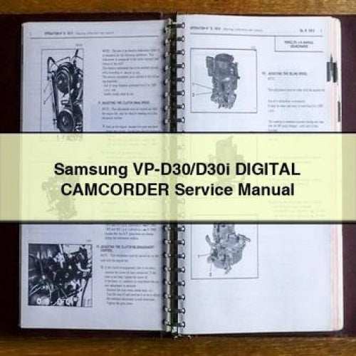 Samsung VP-D30/D30i Digital CAMCORDER Service Manual PDF Download