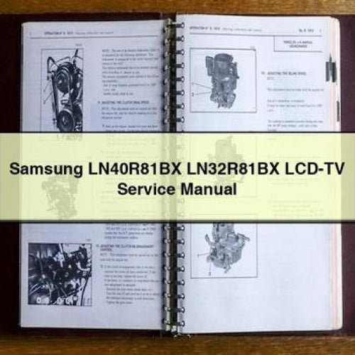 Samsung LN40R81BX LN32R81BX LCD-TV Service Manual PDF Download