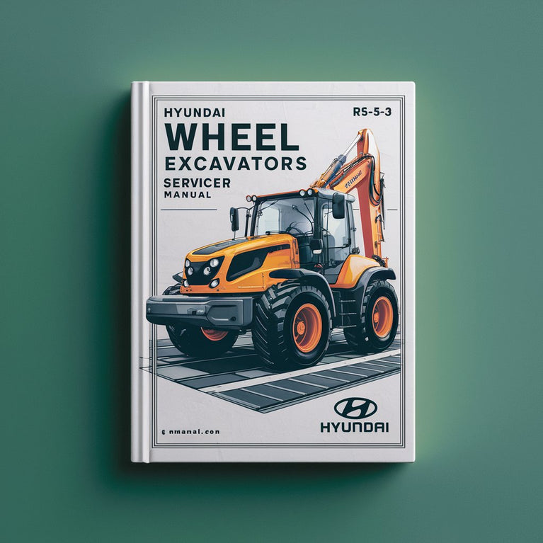 Hyundai Wheel Excavators R95W-3 Service Repair Manual