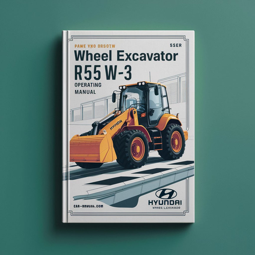 Manual de funcionamiento de la excavadora de ruedas Hyundai R55W-3