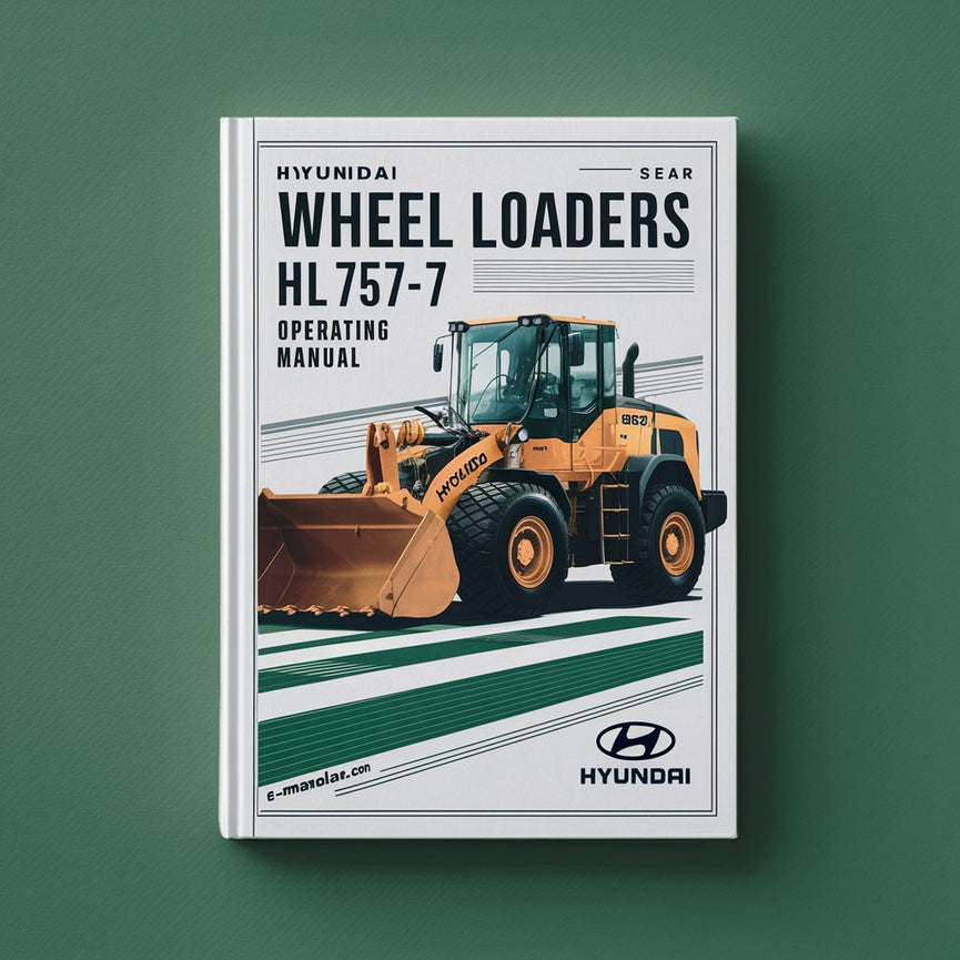 Manual de funcionamiento de la cargadora de ruedas Hyundai HL757-7