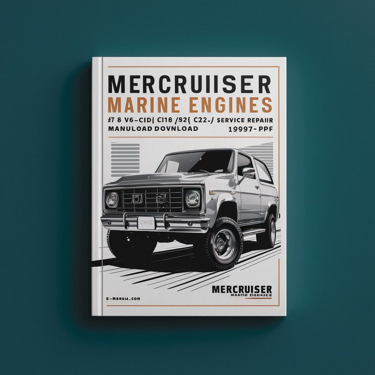 Mercruiser Marine Engines #16 GM V-8 454 CID(7.4L) 502 CID(8.2L) Service Repair Manual  1993-1997