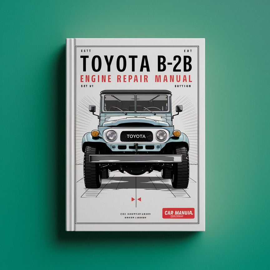 Manuel de réparation du moteur TOYOTA B-2B