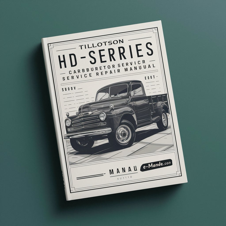 Tillotson HD Series Carburetor Service Repair Manual-PDF