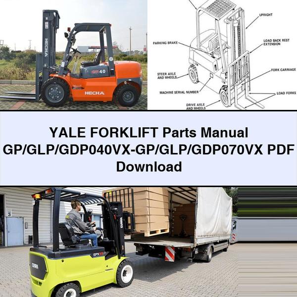 YALE Forklift Parts Manual GP/GLP/GDP040VX-GP/GLP/GDP070VX