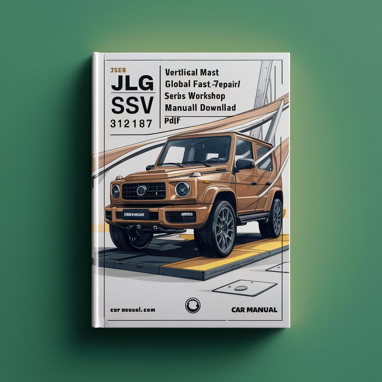 Manual de taller, reparación y servicio de fábrica global* de mástil vertical JLG serie SSV (N.° de pieza: 3121187)