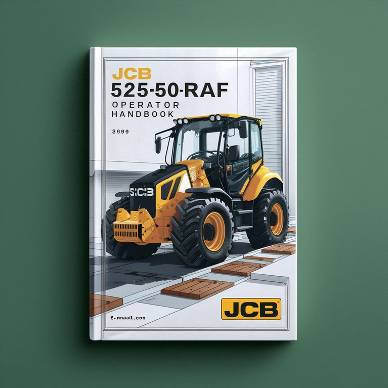 JCB 525-50RAF Loadall-Operator Handbook Manual