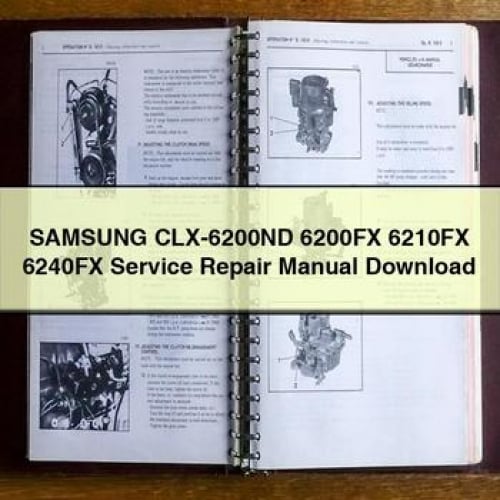 SAMSUNG CLX-6200ND 6200FX 6210FX 6240FX Service Repair Manual Download PDF