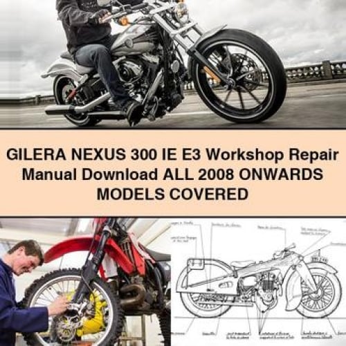 GILERA NEXUS 300 IE E3 Workshop Repair Manual Download All 2008 ONWARDS ModelS COVERED PDF