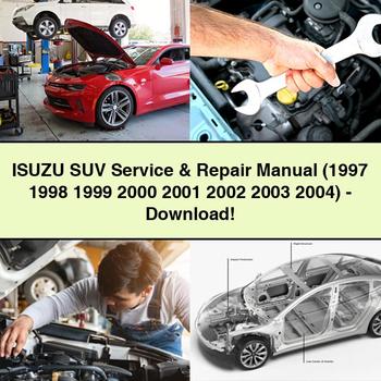 Manual de servicio y reparación de vehículos utilitarios deportivos ISUZU (1997 1998 1999 2000 2001 2002 2003 2004) - PDF