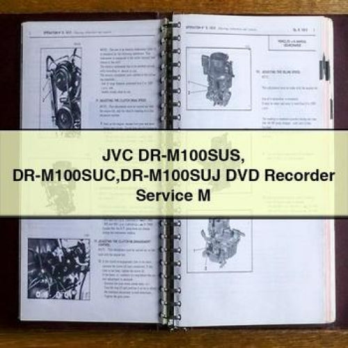 JVC DR-M100SUS DR-M100SUC DR-M100SUJ DVD Recorder Service M