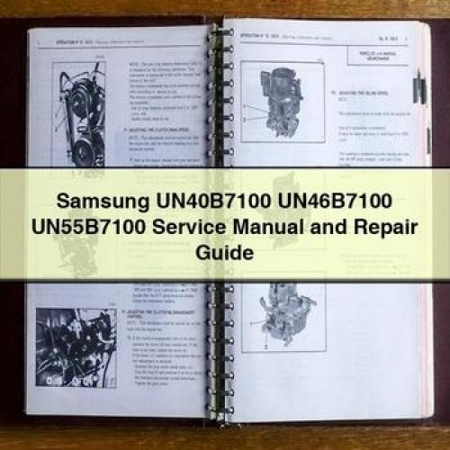 Samsung UN40B7100 UN46B7100 UN55B7100 Service Manual and Repair Guide PDF Download