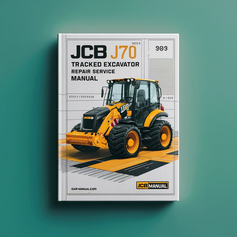 JCB JS70 Tracked Excavator Repair Service Manual