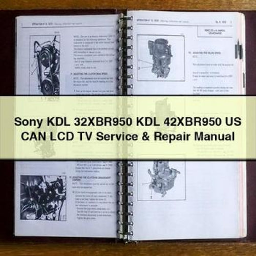 Sony KDL 32XBR950 KDL 42XBR950 US CAN LCD TV Service & Repair Manual PDF Download