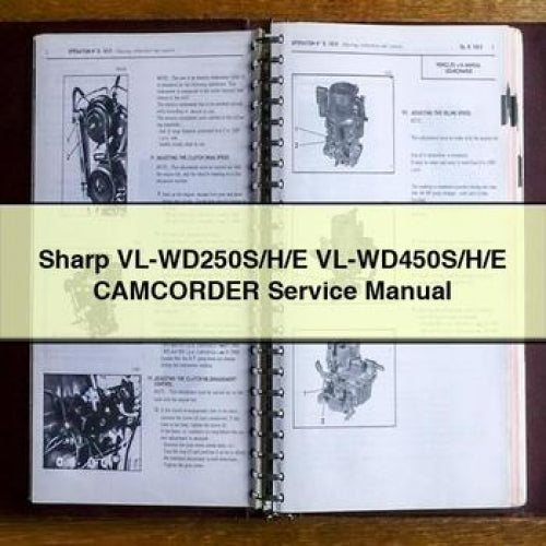 Sharp VL-WD250S/H/E VL-WD450S/H/E CAMCORDER Service Manual PDF Download