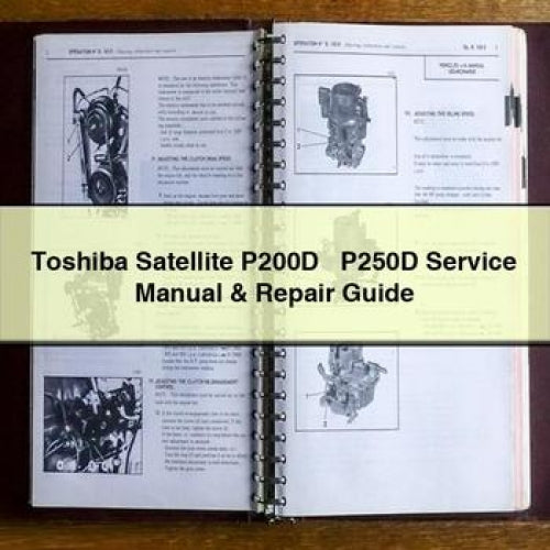 Toshiba Satellite P200D + P250D Service Manual & Repair Guide PDF Download