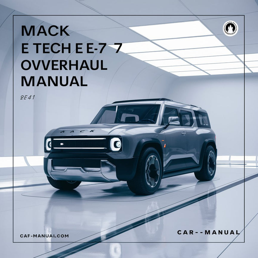 Manuel de révision du MACK E TECH E 7