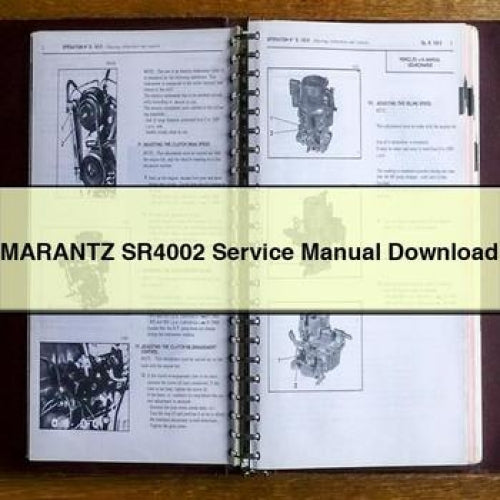 MARANTZ SR4002 Service Manual Download PDF