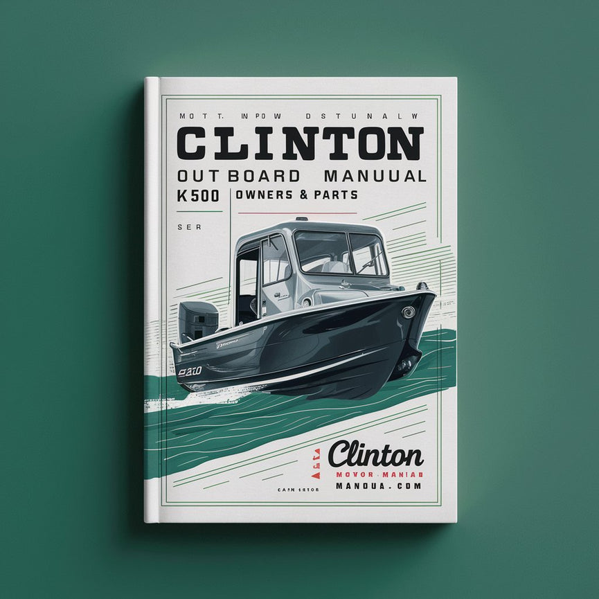 Clinton outboard motor Manual K500 owners & parts PDF Download